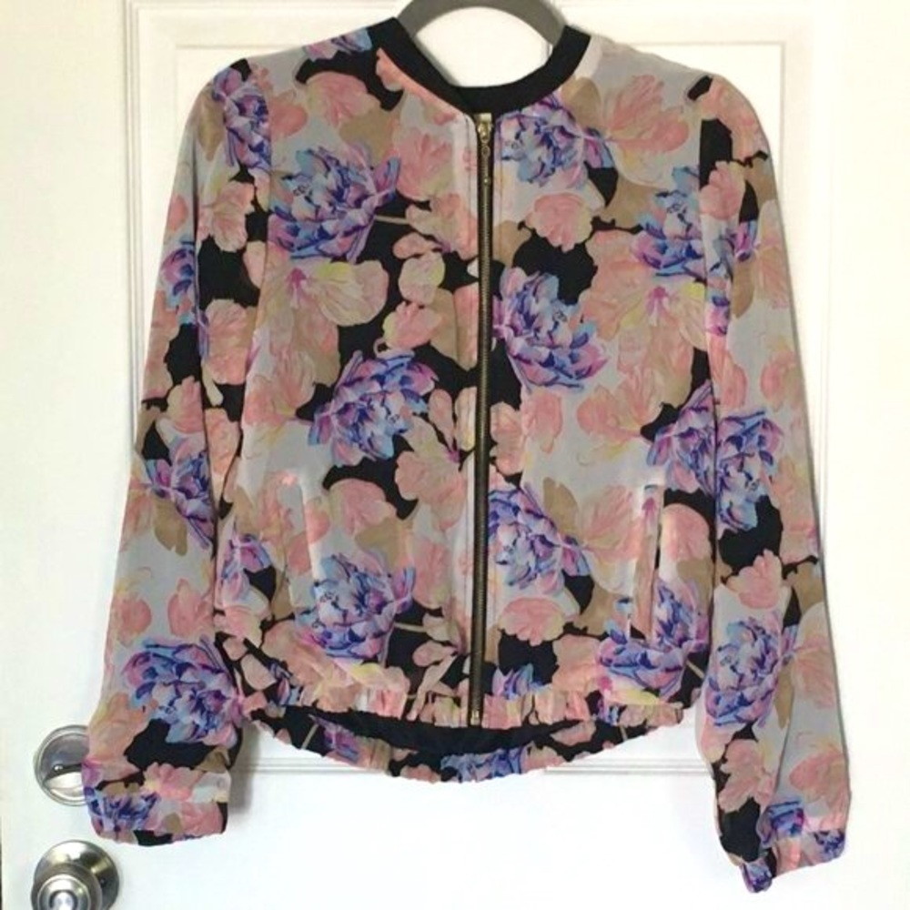 Japna Floral Bomber Jacket